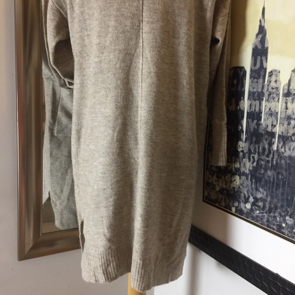 Boxy Dreamers tan knit sheath sweater dress - Picture 7 of 13